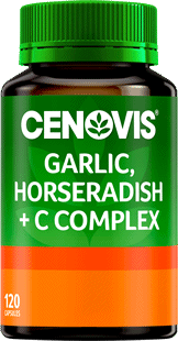 Cenovis Garlic and Horseradish + C Complex <br />120 Capsules