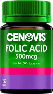 Cenovis Folic Acid 500mcg <br />150 Tablets
