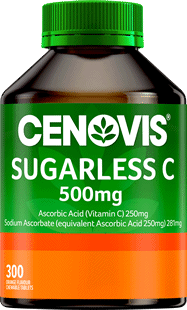 Cenovis Sugarless C 500mg <br /> Chewable Tablets
