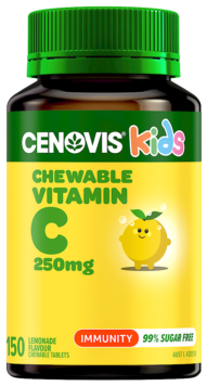 Cenovis Kids Chewable Vitamin C 250mg Lemonade Flavour