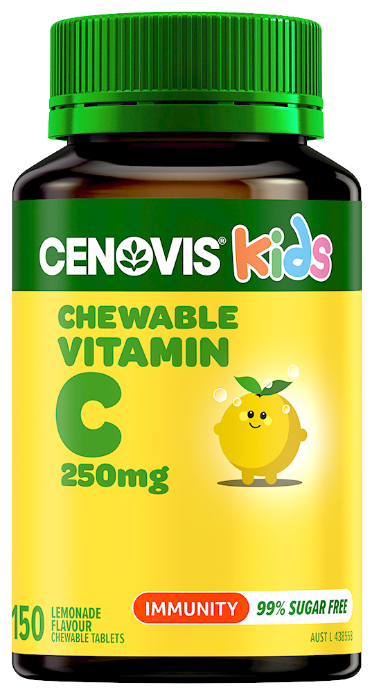 Cenovis Kids Chewable Vitamin C 250mg - Lemonade Flavour - Cenovis