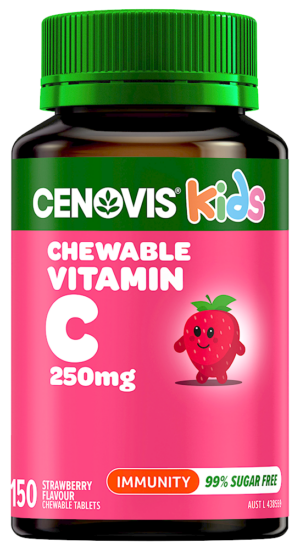 Cenovis Kids Chewable Vitamin C 250mg Strawberry Flavour