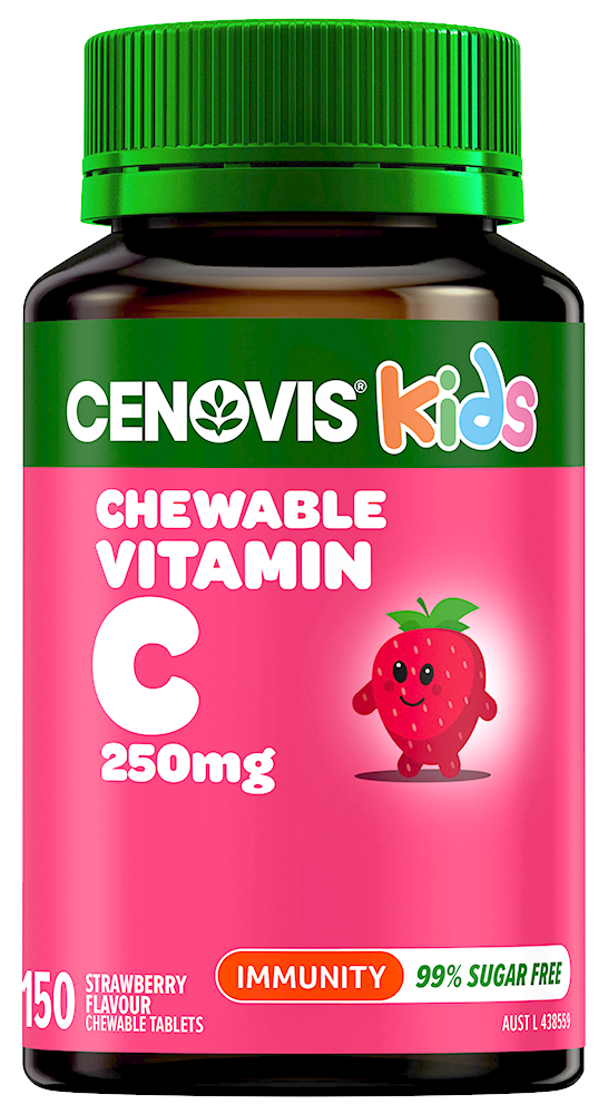 Cenovis Kids Chewable Vitamin C 250mg Strawberry Cenovis