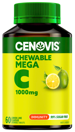 Cenovis Chewable Mega C 1000mg Lemon Lime Flavour