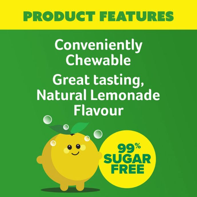Cenovis Kids Chewable Vitamin C 250mg Lemonade Cenovis Kids Chewable Vitamin C 250mg Lemonade