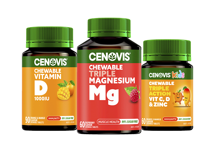 New Cenovis Chewable Vitamin C Range